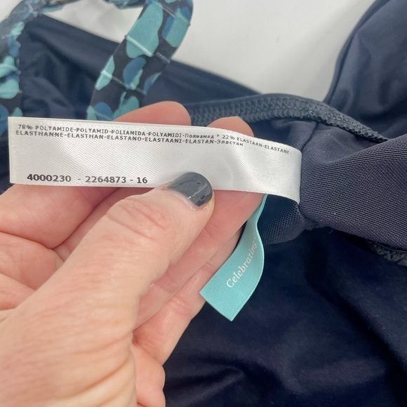 PRIMA DONNA Sherry Swimsuit Control Wire Cups Navy Blue Ruched Resortwear 2X - Picture 15 of 16